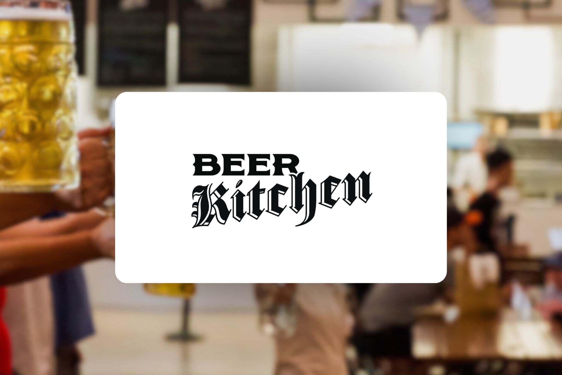 BEER KITCHEN GIFT CARD