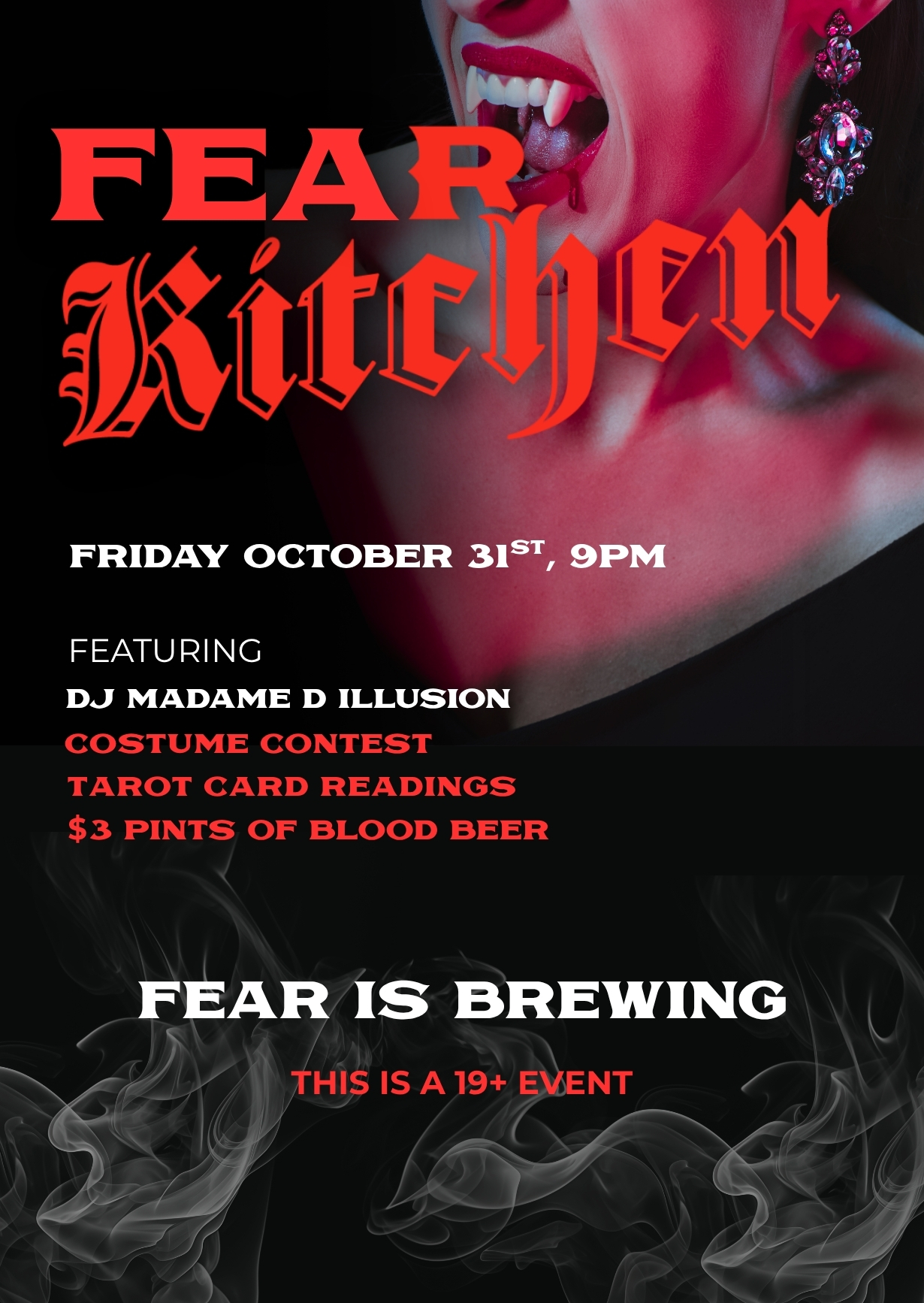 FEAR KITCHEN POSTER
