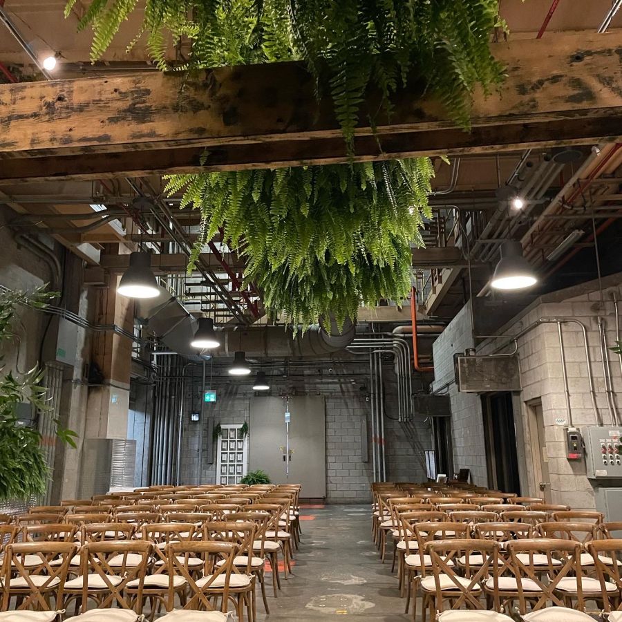 Wedding at Industrial Theatre Room